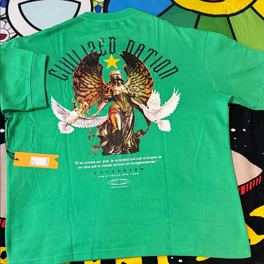 Civilized
Civilized Mens Lowless Oversized Redemption CrewNeck Color Mint - Picture 9 of 14